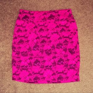 Hot Pink Mini-skirt